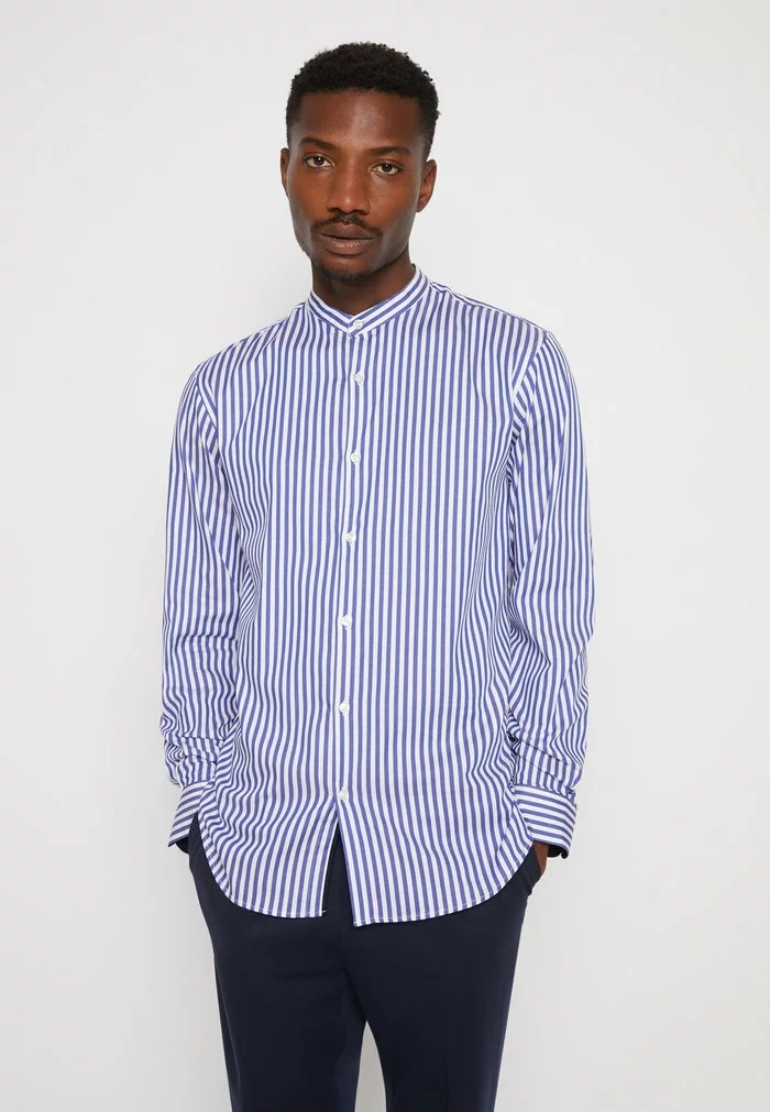 Selected Homme SLHSLIMFLEX PARK SHIRT CHINA - Chemise - Dark Blue 1 Selected Homme SLHSLIMFLEX PARK SHIRT CHINA - Chemise - Dark Blue