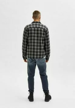 Selected Homme LOOSE FIT - Chemise - Grey -Selected Homme Soldes Boutique a4dfcf153d5d469ab4fb55f7178b9a05