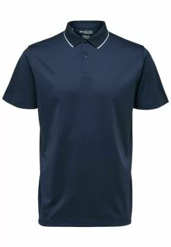 Selected Homme KURZÄRME - Polo - Navy Blazer -Selected Homme Soldes Boutique a5df086f0a034dc6988508692e8ab52b