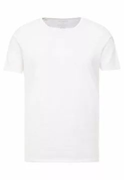 Selected Homme SLHMORGAN O NECK TEE - T-shirt Basique - Bright White -Selected Homme Soldes Boutique a6a41cda6b3740cc9312fc3550901b19