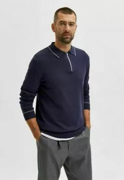 Selected Homme Polo - Navy Blazer