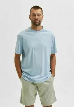 Selected Homme T-shirt Basique - Celestial Blue