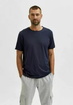 Selected Homme T-shirt Basique - Sky Captain