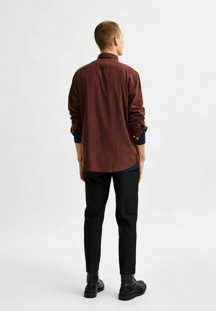 Selected Homme Chemise - Bitter Chocolate 3 Selected Homme Chemise - Bitter Chocolate – Image 3