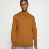 Selected Homme SLHBERG HALF ZIP - Pullover - Wood Thrush