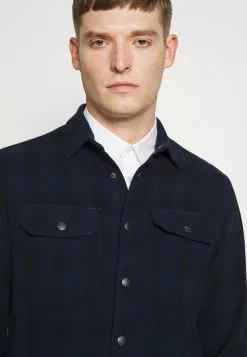 Selected Homme SLHLOOSEDEVON OVER - Chemise - Navy Blazer -Selected Homme Soldes Boutique a881c29de4e1438599252339736d8807