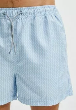 Selected Homme BEDRUKTE - Short De Bain - Chambray Blue -Selected Homme Soldes Boutique a892cf5eae0541d7b2d82c0237d2738c