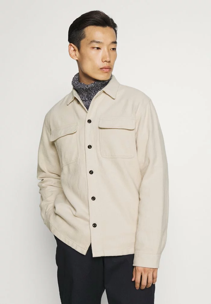 Selected Homme SLHLOOSEKODY SOLID - Chemise - Oatmeal 3 Selected Homme SLHLOOSEKODY SOLID - Chemise - Oatmeal – Image 3