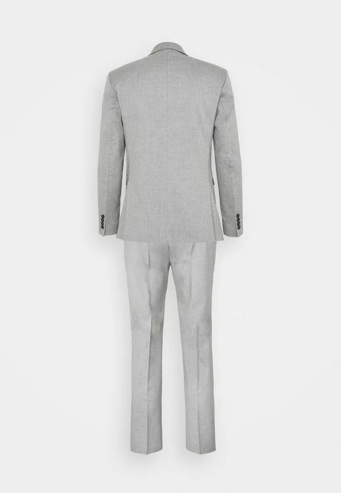 Selected Homme SLHSLIM MYLOLOGAN CROP SUIT - Costume - Light Grey Melange 15 Selected Homme SLHSLIM MYLOLOGAN CROP SUIT - Costume - Light Grey Melange – Image 15