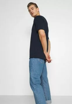 Selected Homme SLHWYATT O NECK TEE - T-shirt Basique - Navy Blazer -Selected Homme Soldes Boutique abbf3407aadd411fa24131d93f70a3d0