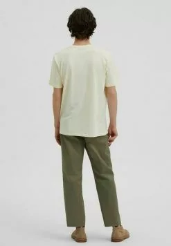 Selected Homme T-shirt Imprimé - Lemon Icing -Selected Homme Soldes Boutique abdc74bb0c094fe19cdd8ab84b6895cb