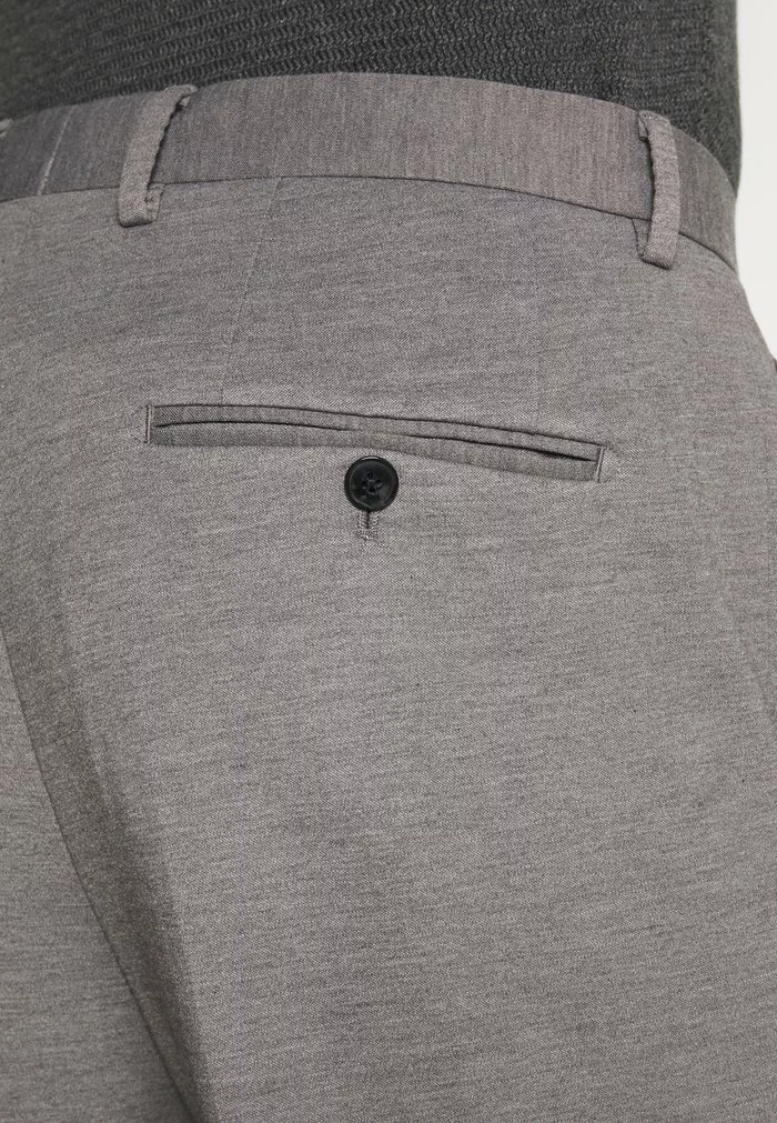 Selected Homme SLHSLIMTAPERED JIM FLEX ANKLE - Pantalon Classique - Light Grey Melange 5 Selected Homme SLHSLIMTAPERED JIM FLEX ANKLE - Pantalon Classique - Light Grey Melange – Image 5