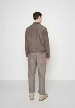 Selected Homme SLHICONIC - Veste En Cuir - Morel -Selected Homme Soldes Boutique aca14364ae744b6980300265a658f478