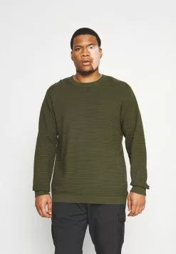 Selected Homme SLHMASEI CREW NECK - Pullover - Forest Night