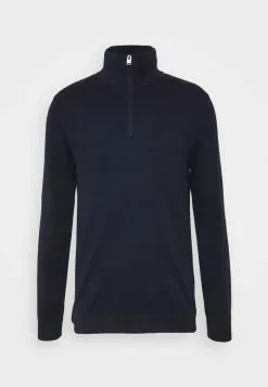 Selected Homme SLHBERG HALF ZIP - Pullover - Navy Blazer -Selected Homme Soldes Boutique accc27131d114333afb2876c5aadcb8c