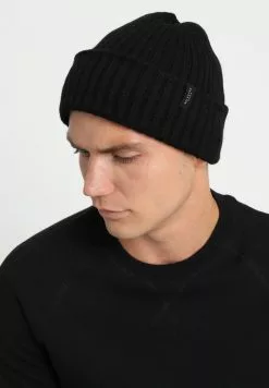 Selected Homme BEANIE - Bonnet - Black -Selected Homme Soldes Boutique acd28dcb632840c3857dbfcb51e36a19