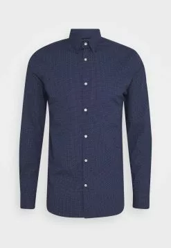 Selected Homme SLHSLIMMICHIGAN - Chemise - Dark Blue -Selected Homme Soldes Boutique ae014252c3d54ea5826c8a00daafab10