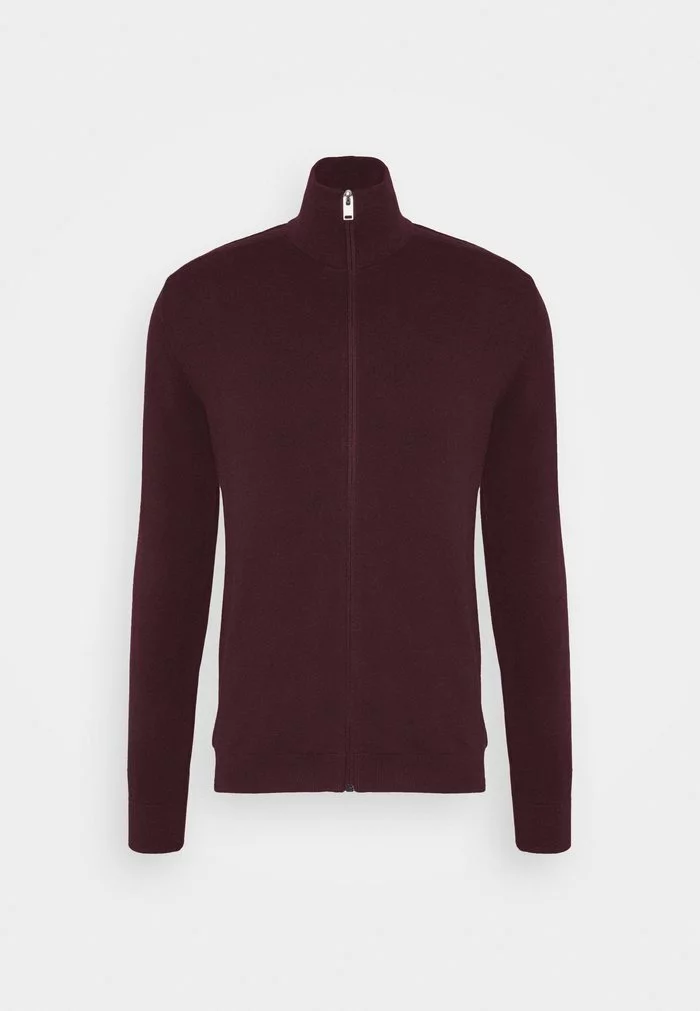 Selected Homme SLHBERG FULL ZIP CARDIGAN - Gilet - Winetasting Melange 4 Selected Homme SLHBERG FULL ZIP CARDIGAN - Gilet - Winetasting Melange – Image 4