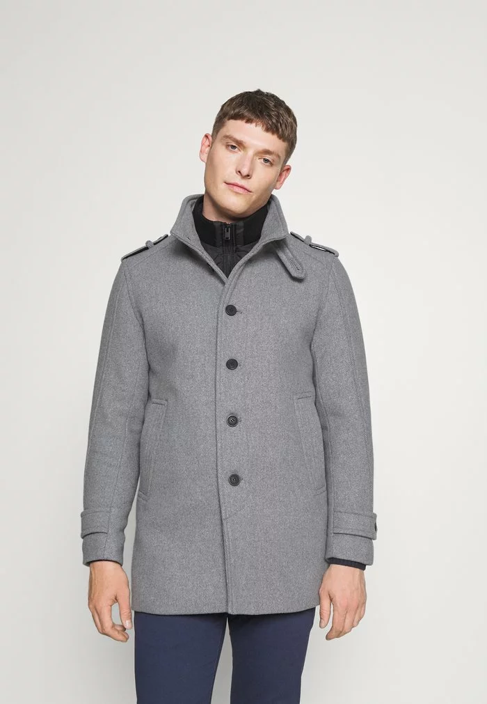 Selected Homme SLHNOAH COAT - Manteau Classique - Grey Melange 2 Selected Homme SLHNOAH COAT - Manteau Classique - Grey Melange – Image 2