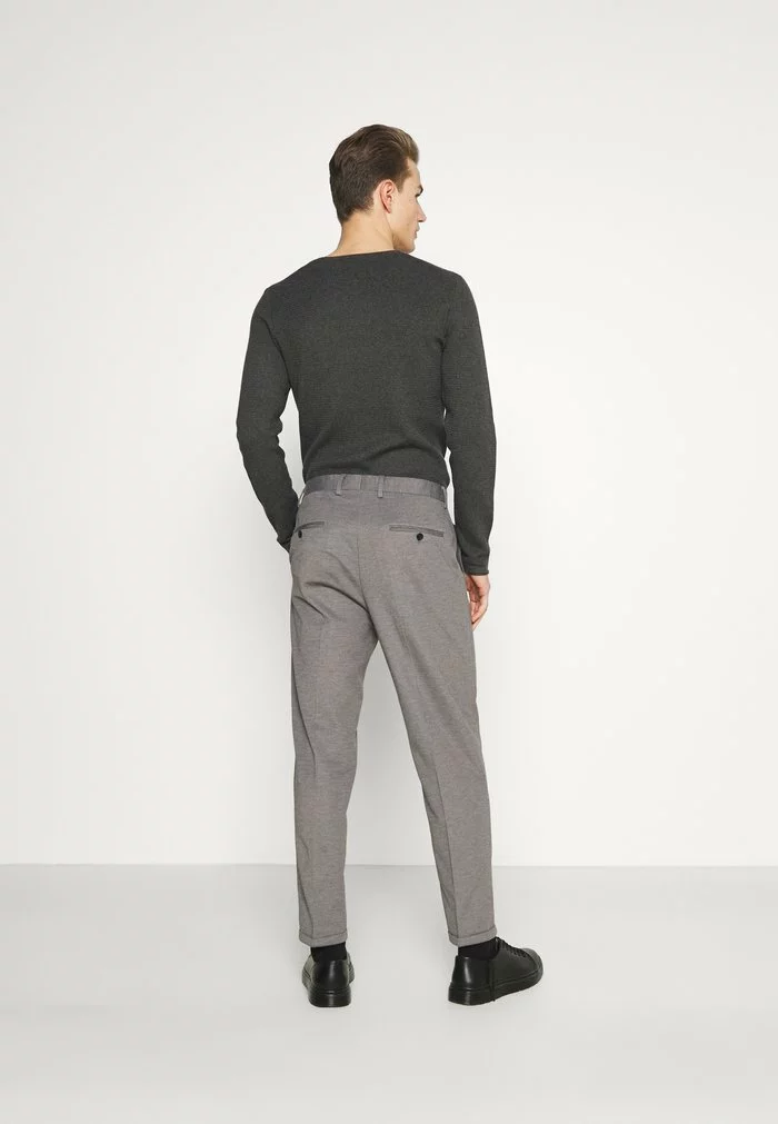 Selected Homme SLHSLIMTAPERED JIM FLEX ANKLE - Pantalon Classique - Light Grey Melange 3 Selected Homme SLHSLIMTAPERED JIM FLEX ANKLE - Pantalon Classique - Light Grey Melange – Image 3