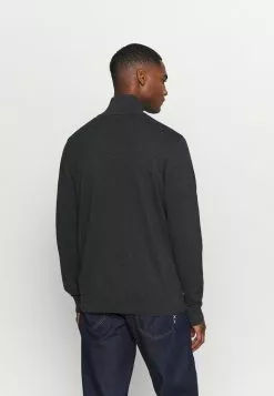 Selected Homme SLHBERG HALF ZIP - Pullover - Antracit/melange -Selected Homme Soldes Boutique b04c18ba14cf46a980443d56e8b0e157