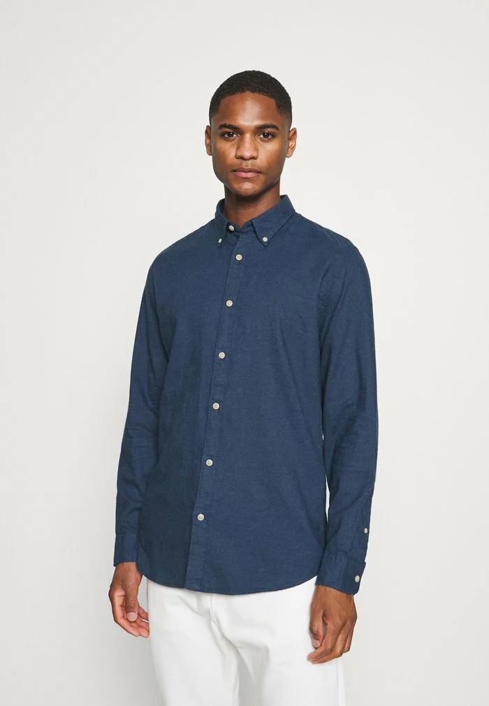 Selected Homme SLHSLIMFLANNEL - Chemise - Dark Sapphire Melange 1 Selected Homme SLHSLIMFLANNEL - Chemise - Dark Sapphire Melange