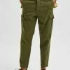 Selected Homme Pantalon Cargo - Winter Moss