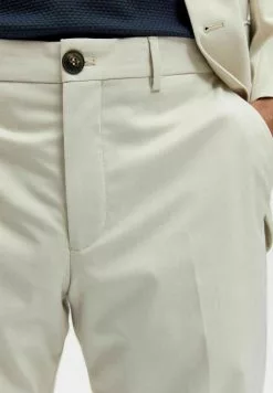 Selected Homme SLIM FIT - Chino - Whitecap Gray 10 Selected Homme SLIM FIT - Chino - Whitecap Gray -Selected Homme Soldes Boutique b1f3b65ebc29459b9a08d6a131aced0d