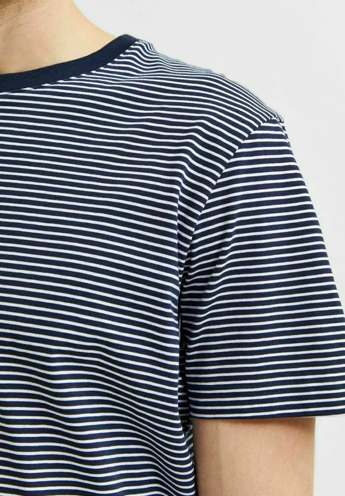 Selected Homme T-shirt Imprimé - Navy Blazer 5 Selected Homme T-shirt Imprimé - Navy Blazer – Image 5