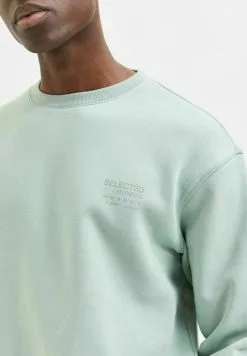 Selected Homme RUNDHALS - Pullover - Granite Green -Selected Homme Soldes Boutique b2ce1630b2fa40bdb27d563196e57a39