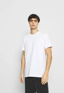 Selected Homme SLHNORMAN SS O-NECK S NOOS - T-shirt Basique - Bright White
