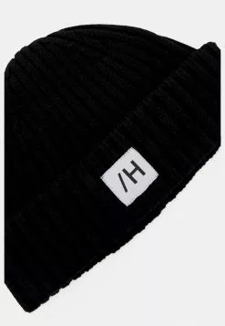 Selected Homme SLHHENRIK - Bonnet - Black -Selected Homme Soldes Boutique b3052d1e2a224f3e96499fe122fc9ece