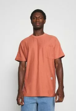 Selected Homme SLHRELAXALBION O NECK TEE - T-shirt Basique - Light Mahogany