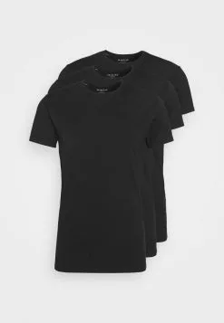 Selected Homme SLHNEWPIMA O NECK TEE 3 PACK - T-shirt Basique - Black -Selected Homme Soldes Boutique b43a22145ceb41f280138d8e4712e70c