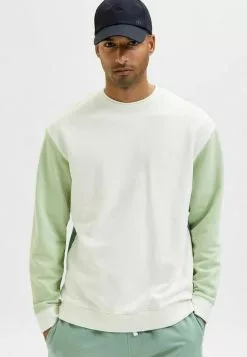 Selected Homme ZWEIFARBIGE - Sweatshirt - Celadon Green 10 Selected Homme ZWEIFARBIGE - Sweatshirt - Celadon Green -Selected Homme Soldes Boutique b471441e01da4008b3cfae208658bf17