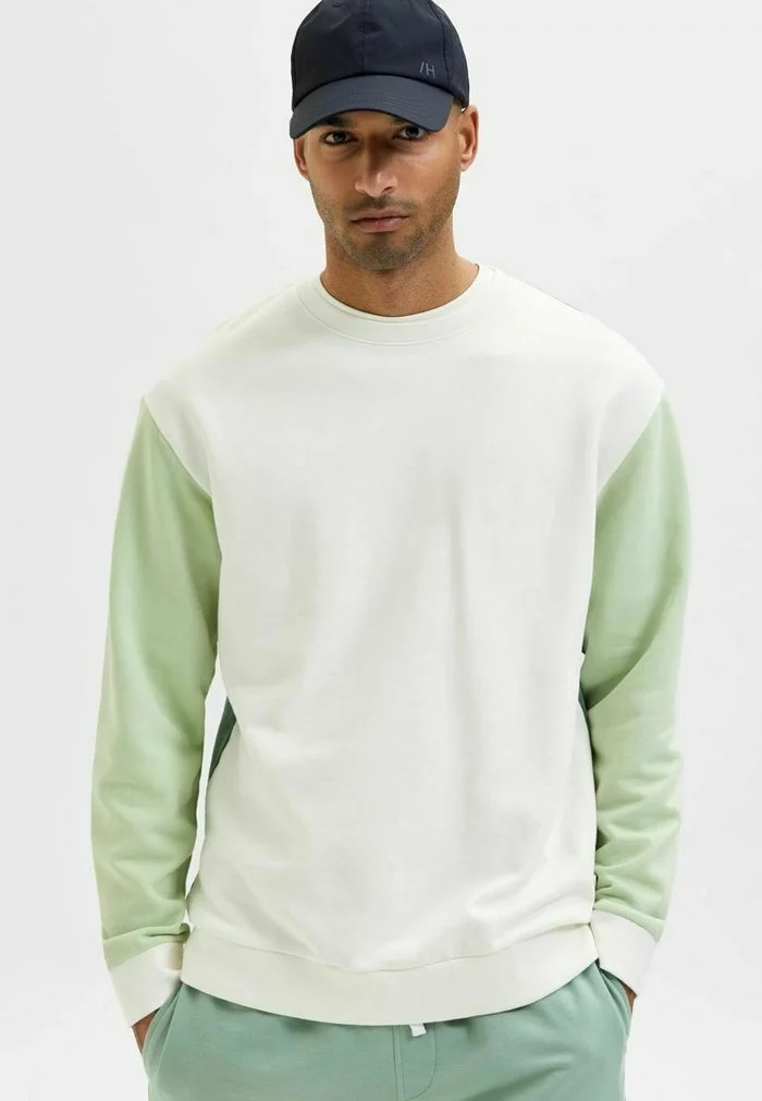 Selected Homme ZWEIFARBIGE - Sweatshirt - Celadon Green 5 Selected Homme ZWEIFARBIGE - Sweatshirt - Celadon Green – Image 5