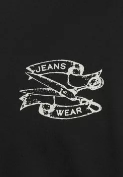 Selected Homme SLHWALTER O-NECK TEE - T-shirt Imprimé - Black -Selected Homme Soldes Boutique b48985169bab46b3af324e4cb4f50239