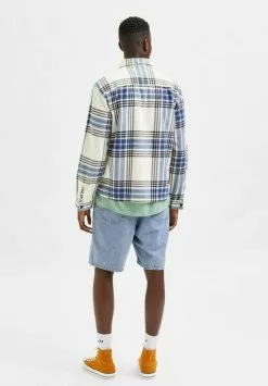 Selected Homme KARIERTES - Chemise - Dark Blue -Selected Homme Soldes Boutique b4ef626ee28441c0b91a33511343e987