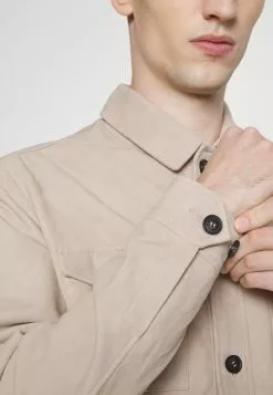 Selected Homme SLHCARTER OVERSHIRT - Veste En Cuir - Oxford Tan