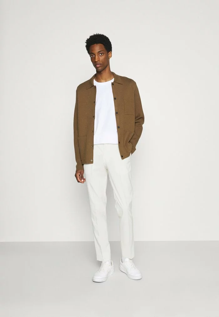 Selected Homme SLHSLIM MYLOLOGAN - Pantalon Classique - Egret 2 Selected Homme SLHSLIM MYLOLOGAN - Pantalon Classique - Egret – Image 2