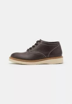 Selected Homme SLHTEO SHOE - Bottines à Lacets - Chocolate Brown