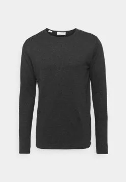 Selected Homme SLHROME LS CREW NECK G NOOS - Pullover - Antracit -Selected Homme Soldes Boutique b57afc36b5984eeebf6457a36ca644f3