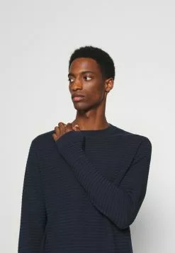 Selected Homme SLHMASEI CREW NECK - Pullover - Dress Blues -Selected Homme Soldes Boutique b62e40458fdb401aa362053ddb00116e