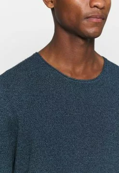 Selected Homme SLHROCKY - Pullover - Dark Sapphire/twisted Blue Mirag -Selected Homme Soldes Boutique b6e56f1dfdf54372965ac2e7381045bf