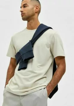 Selected Homme T-shirt Basique - Moonstruck -Selected Homme Soldes Boutique b8cbdfeee1a14bd3810aff71cfd9ae46