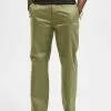 Selected Homme SLHLOOSE FLEX - Chino - Deep Lichen Green