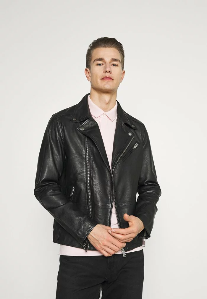 Selected Homme SLHICONIC BIKER - Veste En Cuir - Black 1 Selected Homme SLHICONIC BIKER - Veste En Cuir - Black