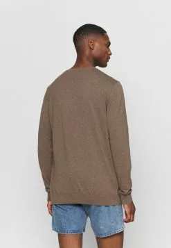 Selected Homme SLHBERG CREW NECK - Pullover - Teak/melange -Selected Homme Soldes Boutique ba065e5c22fe4398846c343ea7747e97