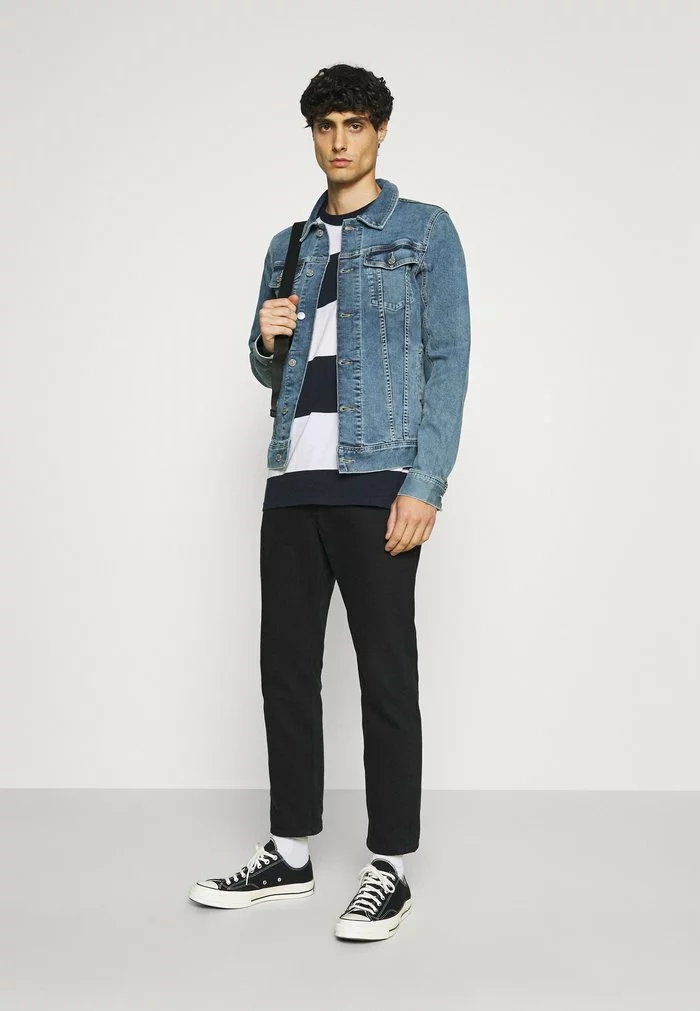 Selected Homme SLHLOOSEBOLD - T-shirt Imprimé - Sky Captain/bright White 2 Selected Homme SLHLOOSEBOLD - T-shirt Imprimé - Sky Captain/bright White – Image 2