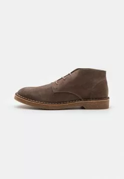 Selected Homme SLHRIGA DESERT BOOT - Chaussures à Lacets - Almondine